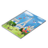 カラフルなフランス ノートブック (左側)