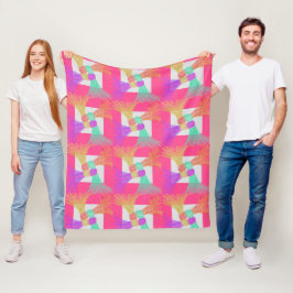 カラフルなフリースブランケット 127cm x 152cm フリースブランケット