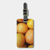 カラフルなフルーツの荷物のラベル ラゲッジタグ (正面縦)