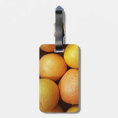 カラフルなフルーツの荷物のラベル ラゲッジタグ (裏面縦)