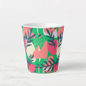 カラフルなフルーツ カフェラテマグ (正面)