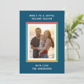 カラフルなフレームに大きなメッセージ シーズンカード (スタンド正面)