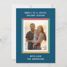 カラフルなフレームに大きなメッセージ