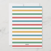 カラフルなフレームに大きなメッセージ シーズンカード (裏面)