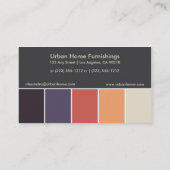 カラフルなブティック(v10)の名刺 名刺 (裏面)