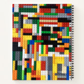 カラフルなブロックで学校生活をスタート ノートブック (裏面)