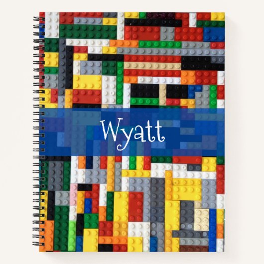 カラフルなブロックノート 学習準備 ノートブック (正面)