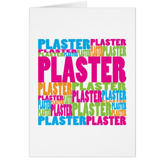 カラフルなプラスター (正面)