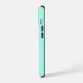 カラフルなプリッピーイニシャルネーム iPhone 15ケース (左側面)