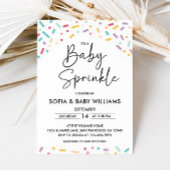 カラフルなベイビーシャワーの招待状 招待状