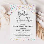 カラフルなベイビースプリンクル招待状 招待状