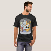 カラフルなベタ Tシャツ (正面フル)
