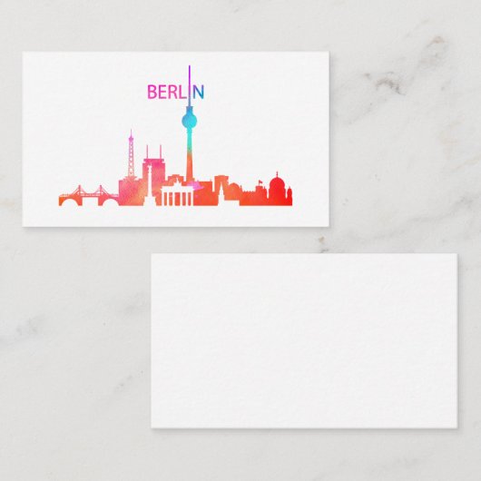 カラフルなベルリン 名刺 (正面/裏面)