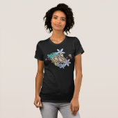 カラフルなペイズリーのワイシャツ Tシャツ (正面フル)