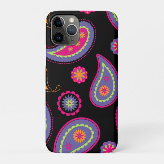 カラフルなペイズリー模様 Case-Mate iPhoneケース (裏)