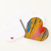 カラフルなペイントスプラッター ノートブック (内部)