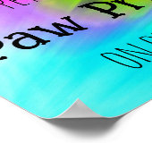 カラフルなペットが私たちの心に足跡を残す ポスター (角)