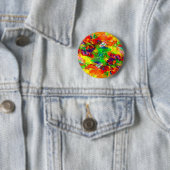 カラフルなペンキボタン 缶バッジ (インサイチュ)