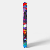 カラフルなペンキ飛沫キャンバスアート Case-Mate iPhoneケース (裏面 / 左)