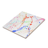 カラフルなペンキSplats タイル (側面)
