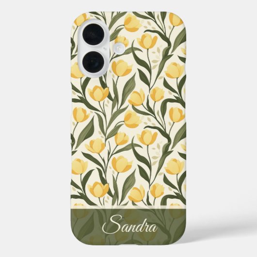 カラフルなホリデーギフトチューリップ名 Case-Mate iPhoneケース (裏面)