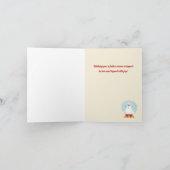 カラフルなホリデーグリーティングカード シーズンカード (内部)