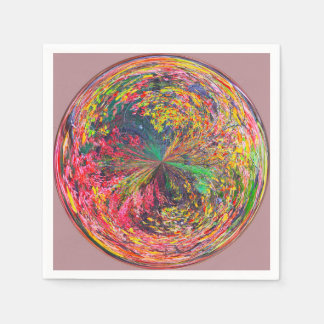 カラフルなホリデーボール コックテール ナプキン スタンダードカクテルナプキン
