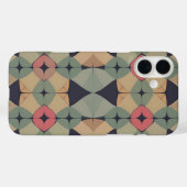 カラフルなホームデコのiPhone16ケース - 幾何学模様 Case-Mate iPhoneケース (裏面 (横))