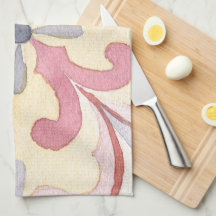 カラフルなボヘミアンスタイルのアーティスティックなエレガントな水彩花模様