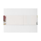 カラフルなボヘミアンフラワーのウェディング招待状 招待状ベリーバンド (裏面例)