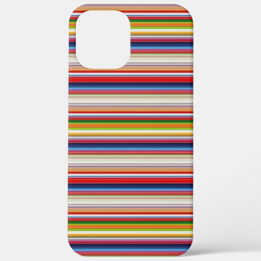 カラフルなボーダーのホット柄 Case-Mate iPhoneケース (裏面)