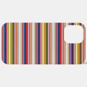 カラフルなボーダーのホット柄 Case-Mate iPhoneケース (裏面 / 右)