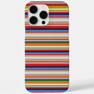 カラフルなボーダーのホット柄 iPhone 16 PRO MAXケース