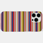 カラフルなボーダーのホット柄 Case-Mate iPhoneケース (裏面 (横))
