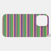 カラフルなボーダーハンド iPhoneケース (裏面横)