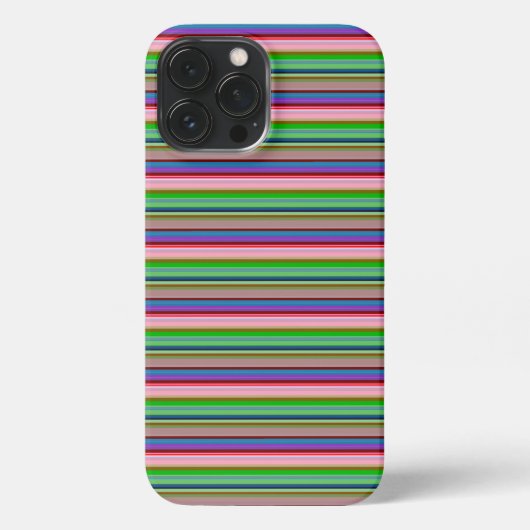 カラフルなボーダーハンド iPhoneケース (裏面)