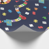 カラフルなボードゲームパターン包装紙 ラッピングペーパー (角)