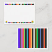 カラフルなポストカード ノートカード (正面/裏面)