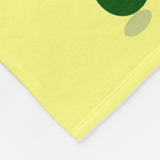 カラフルなポップアートのパンダくまのピンクの青緑の黄色 フリースブランケット (角)