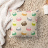 カラフルなマカロン クッション (ブランケット)