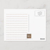 カラフルなマカロン 優しい友達 感動的 ポストカード (裏面)