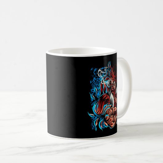 カラフルなマグカップ コーヒーマグカップ (正面右)