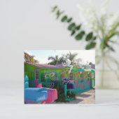 カラフルなマトラチャ、パインアイランド、フロリダ ポストカード (スタンド正面)