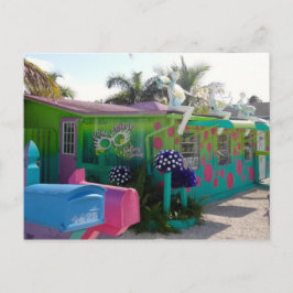 カラフルなマトラチャ、パインアイランド、フロリダ ポストカード