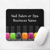 カラフルなマニキュアのボトル、ネイルサロン マウスパッド (マウス)