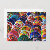 カラフルなマヤ メキシコのボウル ポストカード (正面/裏面)