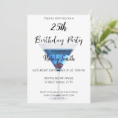 カラフルなマルティーニカクテル 招待状 (スタンド正面)