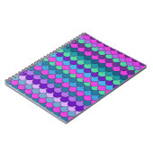 カラフルなマーメイド ノートブック (左側)