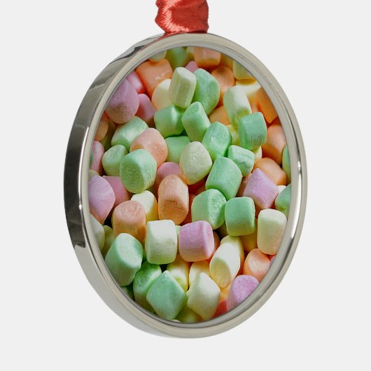 カラフルなミニチュアマシュマロのクリスマスのオーナメント メタルオーナメント (右)