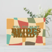 カラフルなミニマルな結婚式の招待状 招待状 (スタンド正面)